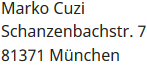 Name und Anschrift des Anbieters